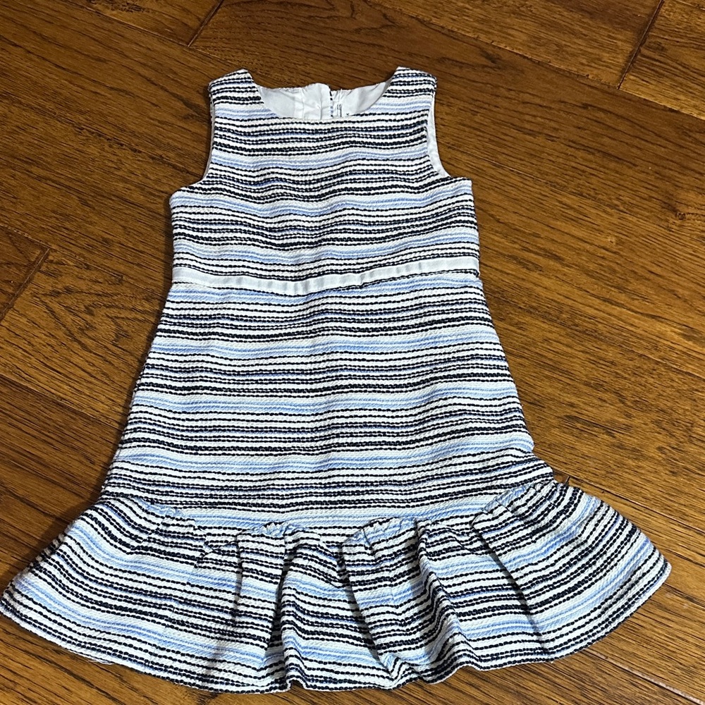 Striped Sleeveless Kids Dress